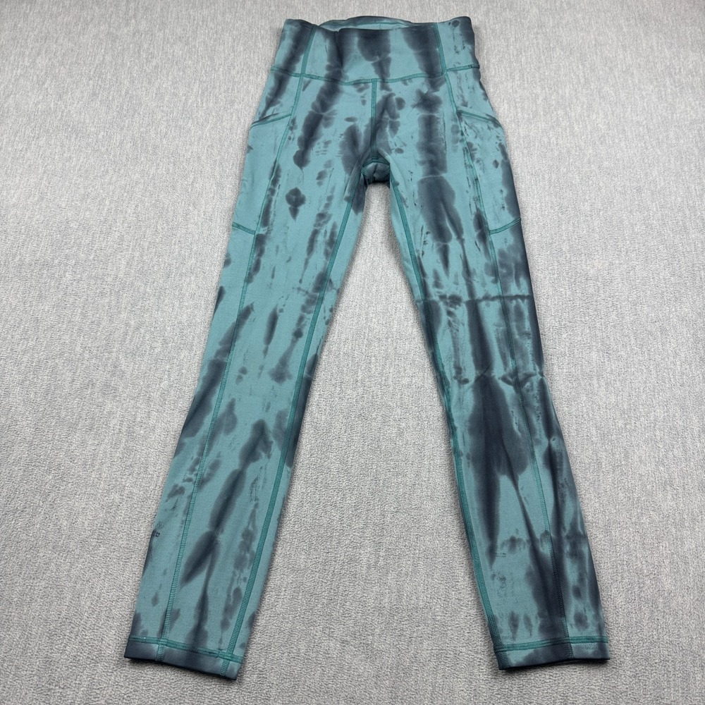 Lululemon Leggings‎ Women 2 Blue Invigorate High-Rise Tight 25" Yoga Gym W5CTSS